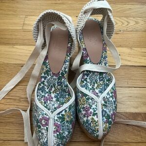 Rouje Multicolor Floral Espadrilles